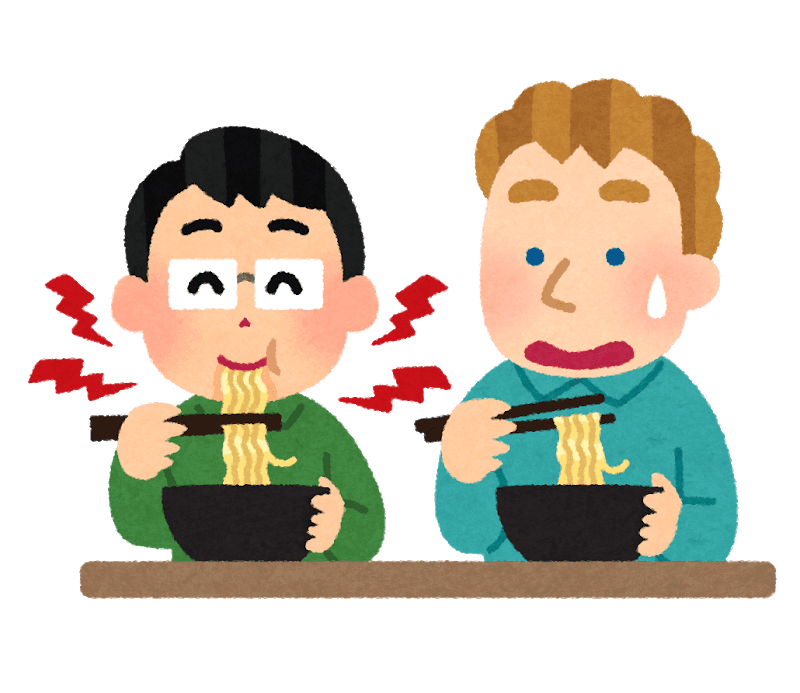 La politesse en mangeant au Japon : slurper ses nouilles