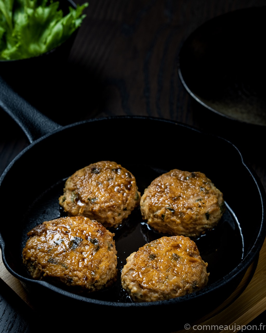 enoki burger profil Burger de poulet et enoki