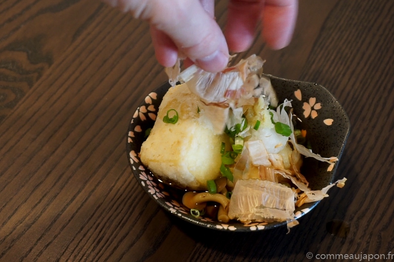 Recette du tofu frit japonais