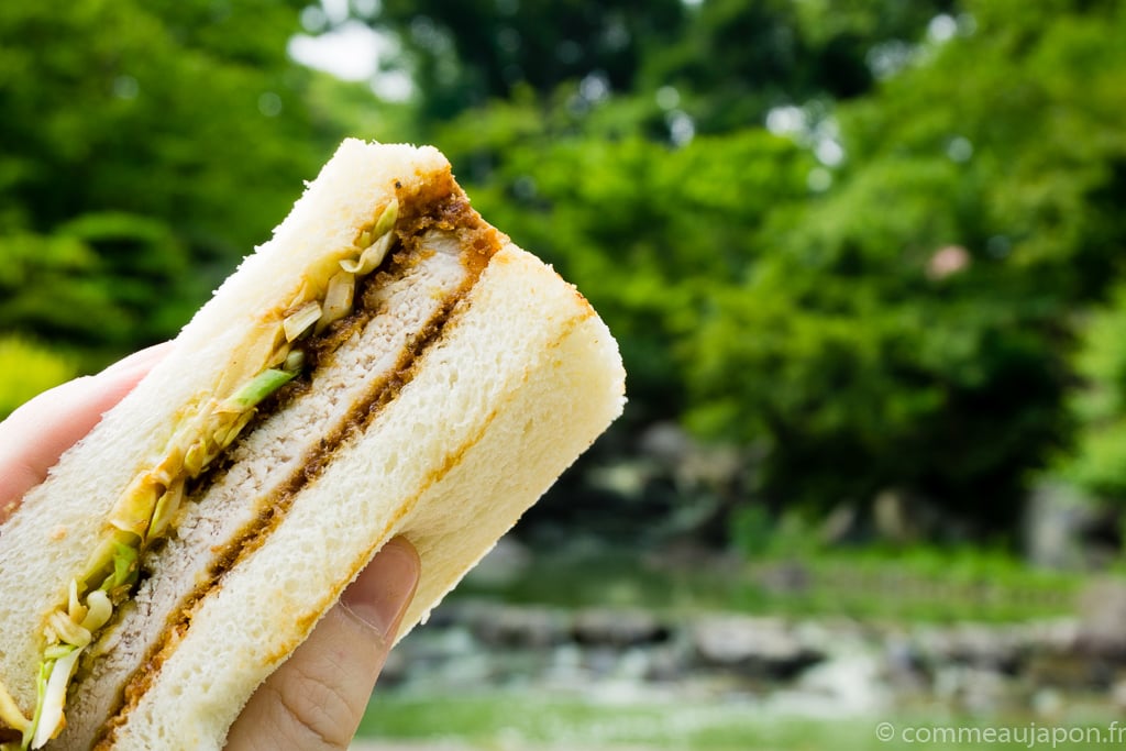 DSC09403 2 Sandwich japonais au porc pané - Katsu Sando - カツサンド