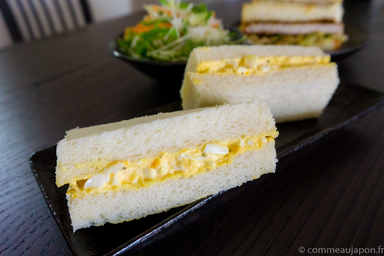 Sandwich japonais aux oeufs - Tamago Sando-image