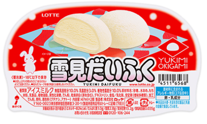 yukimi daifuku lotte Mochi glacé - Boules de glace et mochi !