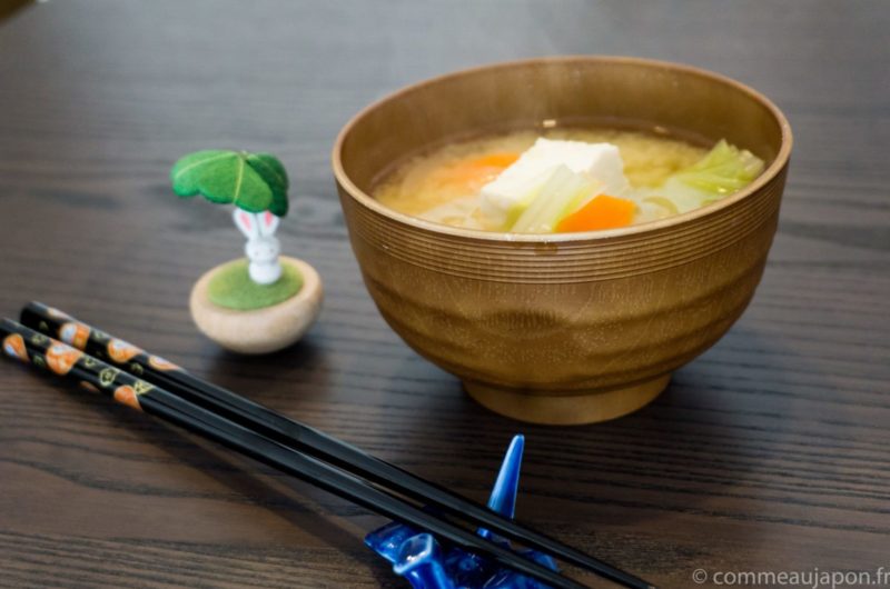 Soupe Miso aux légumes