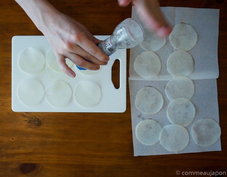 Daikon Gyoza Step3 Gyozas au radis blanc - Daikon Gyozas