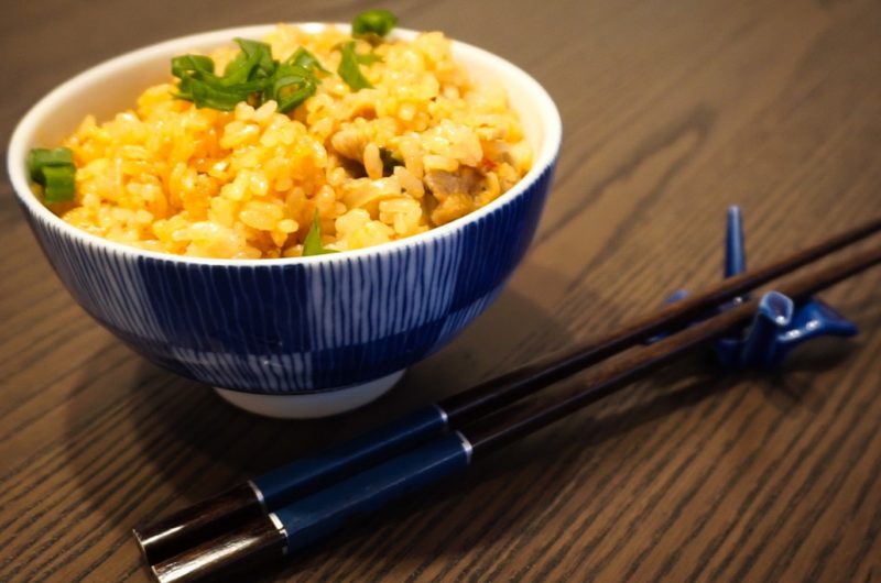 Recette pour Rice Cooker : Riz au Porc et Kimchi