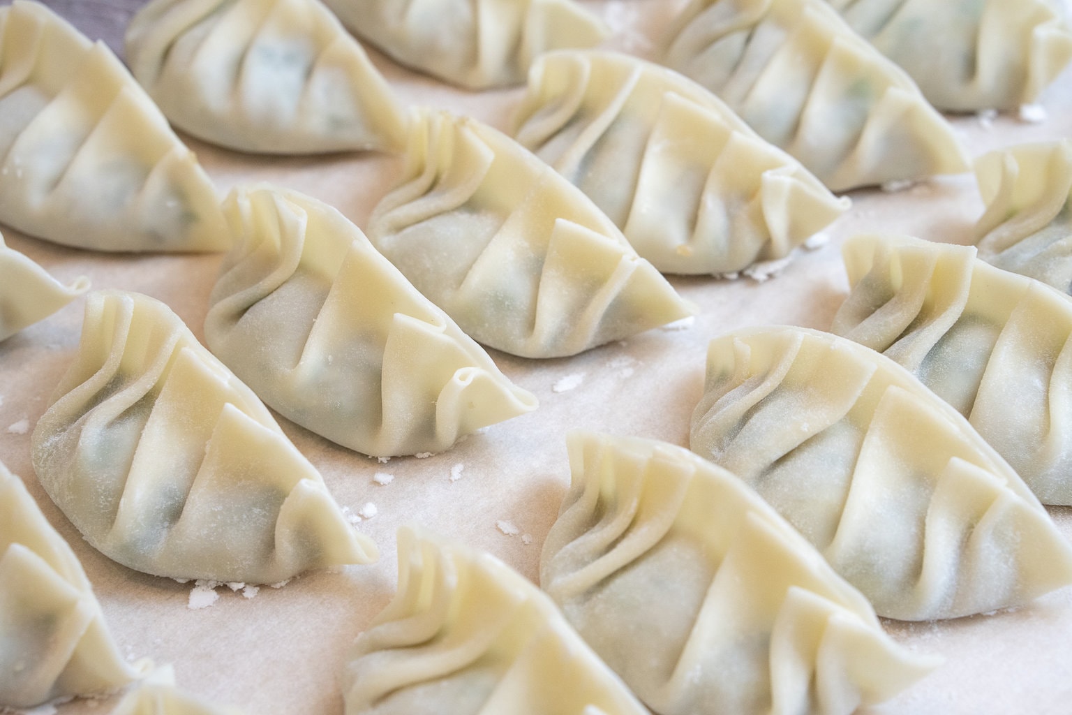 Recette japonaise : La pâte à gyozas - Feuilles à gyozas