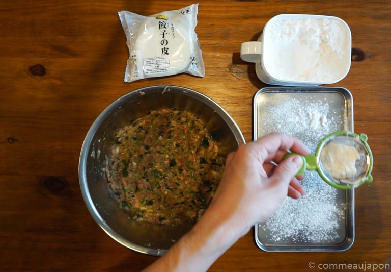 gyozas etape5 Les Gyozas, les raviolis japonais