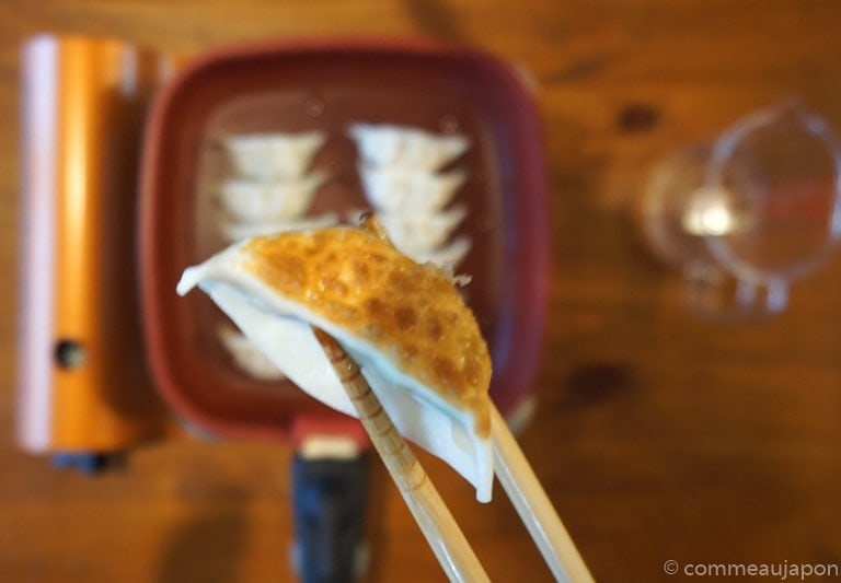 gyozas etape cuisson 1 Les Gyozas, les raviolis japonais