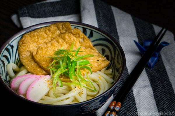 Kitsune Udon – Soupe de udon et tofu frit