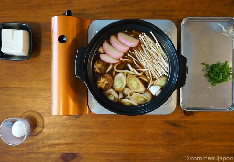 miso Udon step5 Udon au miso rouge poulet et légumes - Miso Nikomi Udon