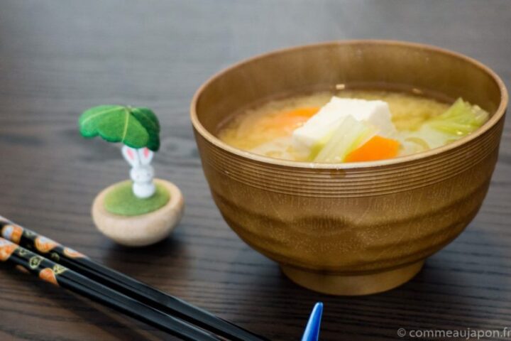 Soupe Miso aux légumes