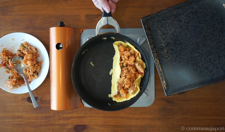 omurice omelette etape 5 Omurice