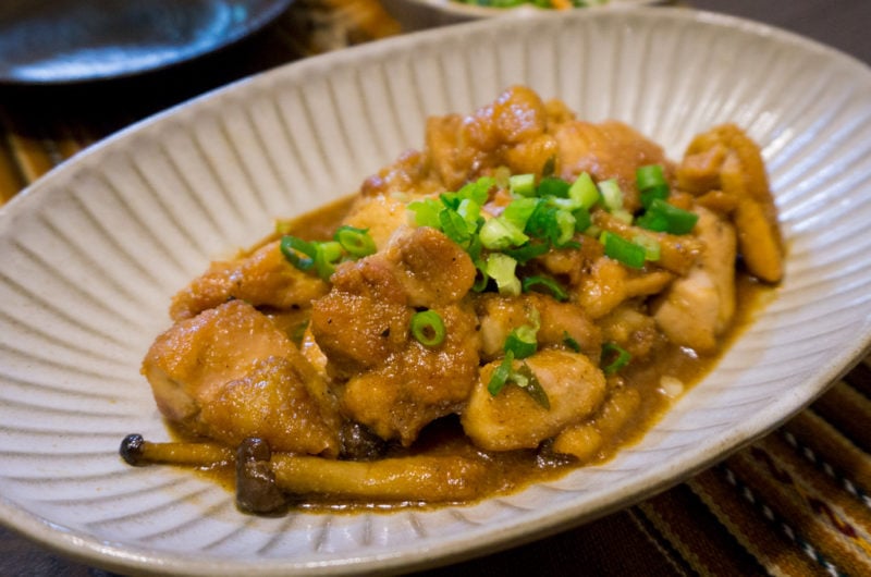 Poulet, sauce teriyaki au sésame