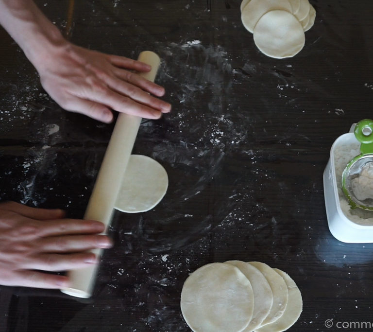 Gyozas Feuilles etape 7 La pâte à gyozas - Feuilles à gyozas