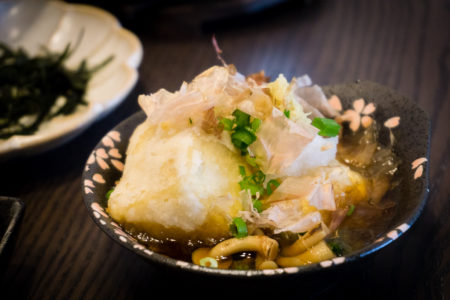 Tofu frit japonais – Agedashi-doufu
