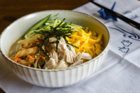 Recette des ramen froids, hiyashi chuka ou reimen