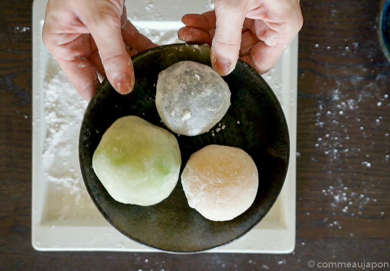 daifuku recette etape fin Daifuku Mochi aux fruits