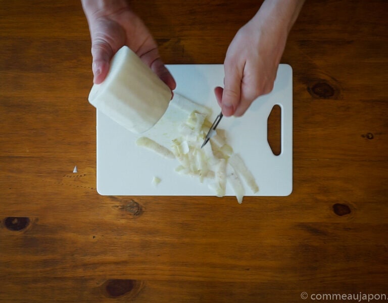 daikon gyoza resized step 6 Gyozas au radis blanc - Daikon Gyozas