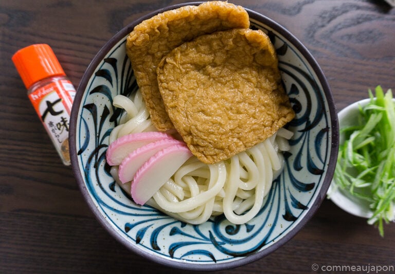 kitsune udon recipe 9 Kitsune Udon - Soupe de udon et tofu frit