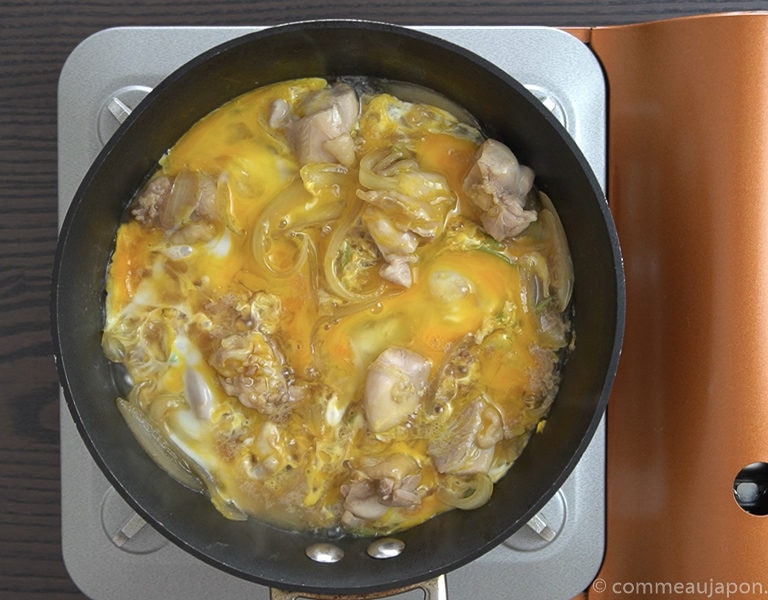 Oyakodon recipe step 13 of 13 Oyakodon - Bol de poulet et oeuf - 親子丼