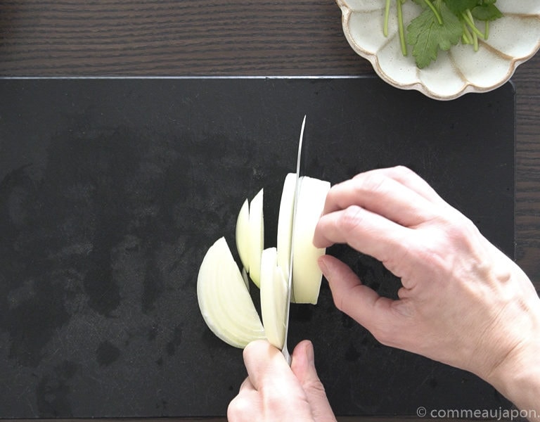 Oyakodon recipe step 9 of 13 Oyakodon - Bol de poulet et oeuf - 親子丼