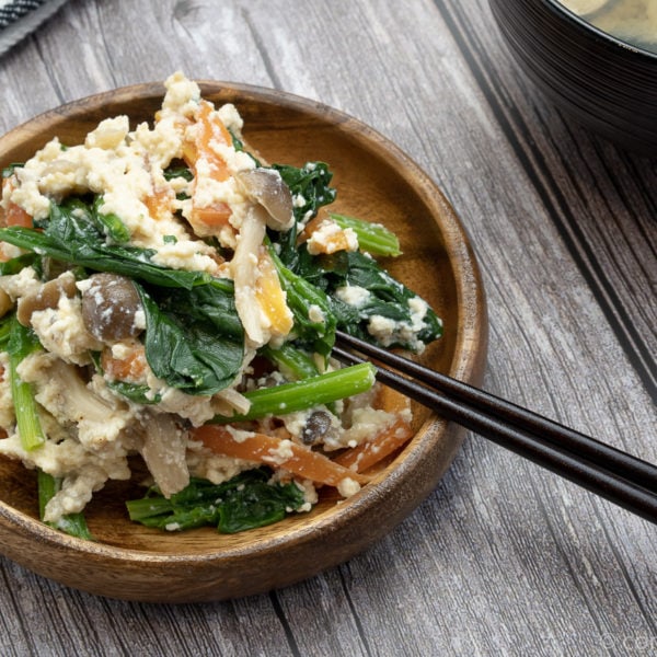 Shiraae – Salade au tofu crémeux – 白和え