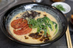 Végan tonkotsu !  Miso ramen au lait de soja