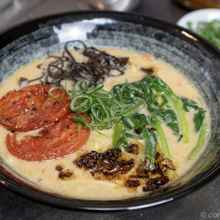 miso vegan tonkotsu ramen soy milk 4 of 6 Végan tonkotsu !  Miso ramen au lait de soja