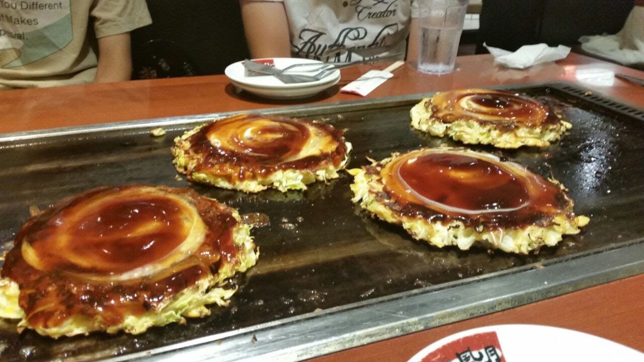 IMG 20150809 WA0006 Okonomiyaki - お好み焼き