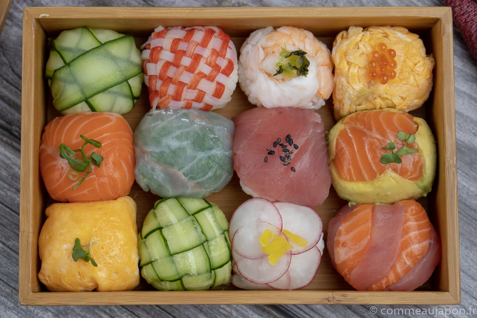temarisushi 4 Temari Sushi - 手まり寿司