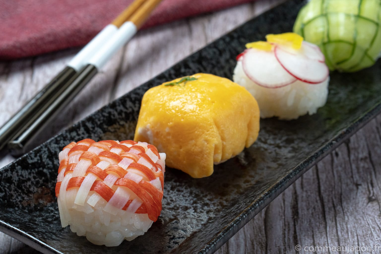 temarisushi 5 Le riz à sushi
